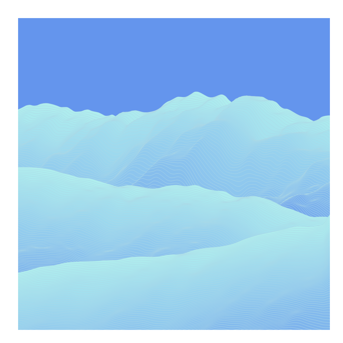 Random Mountain generative #10