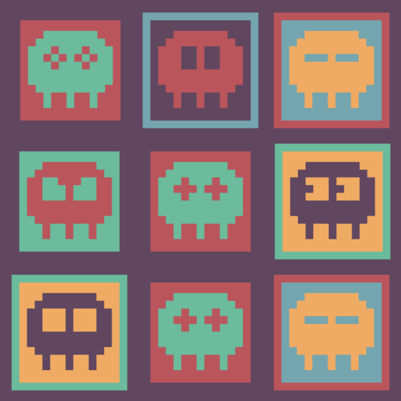 Retro Skulls #1