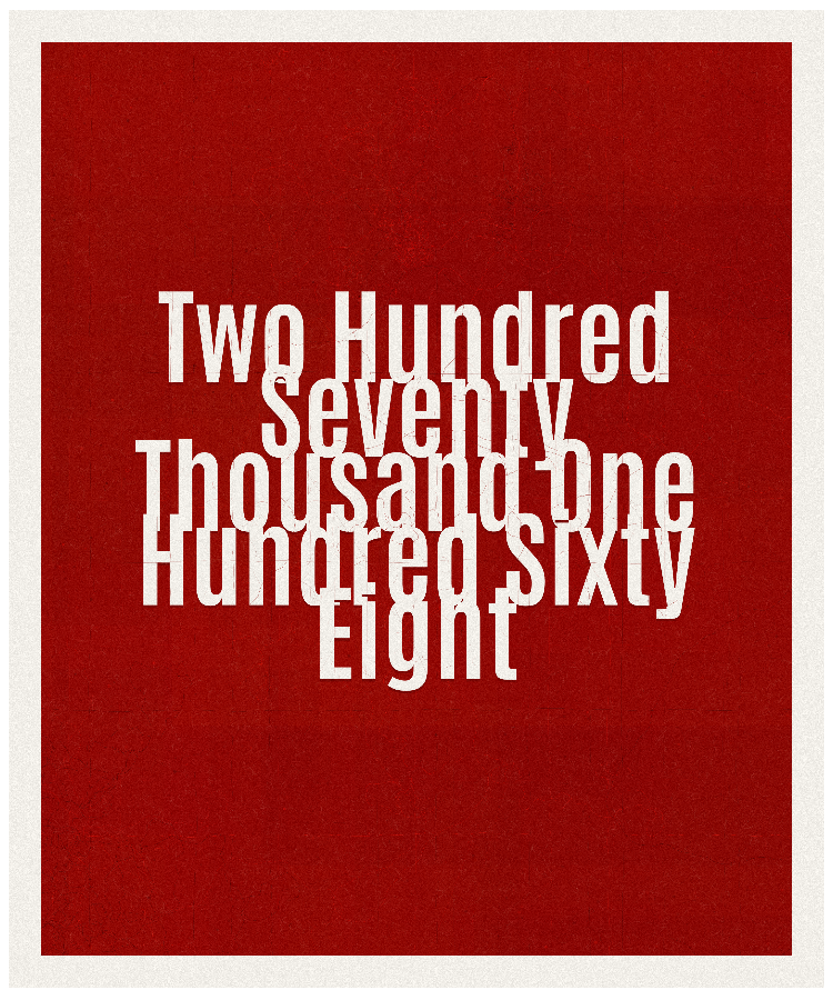 Count #270168