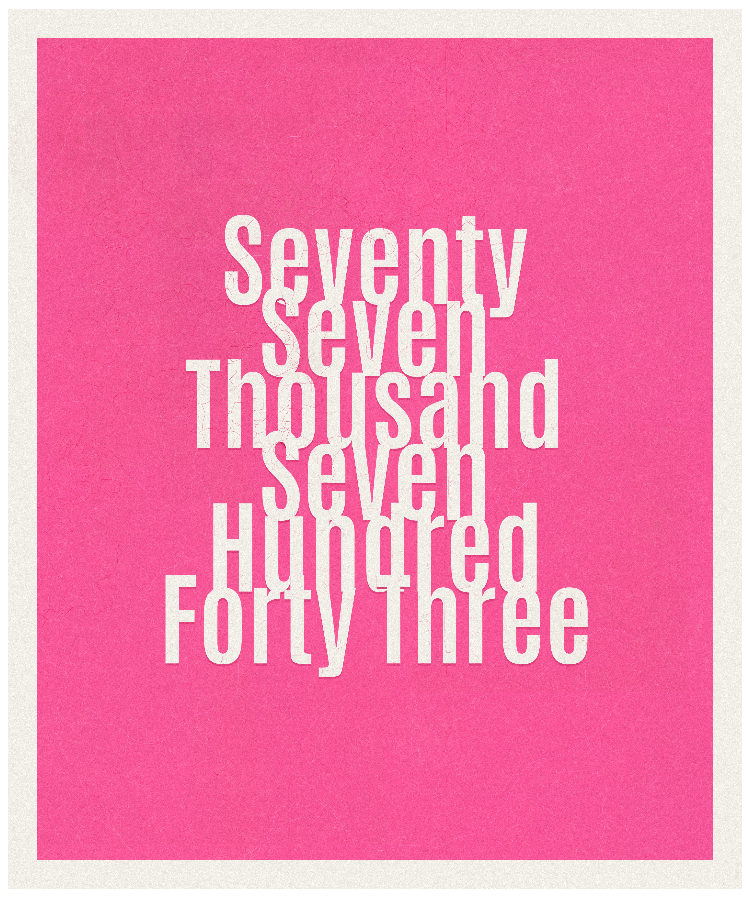 Count #77743