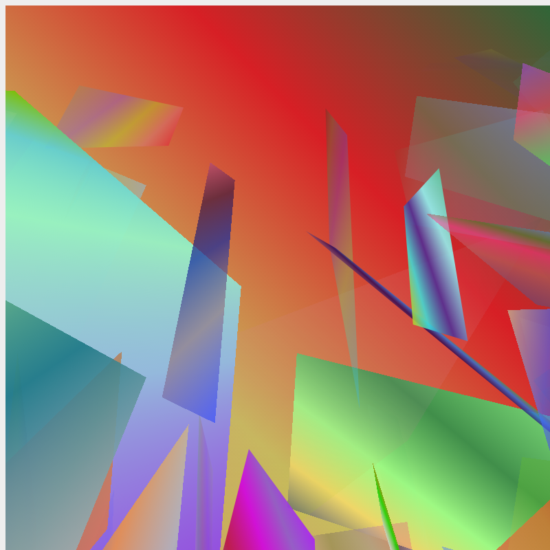 random divs with gradient and perspective #40