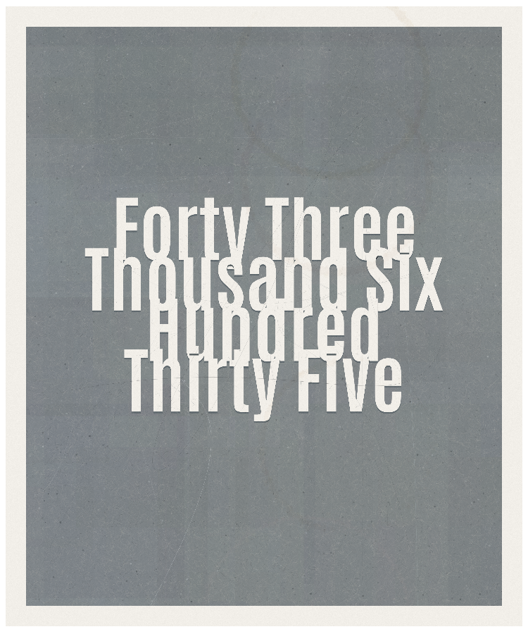 Count #43635