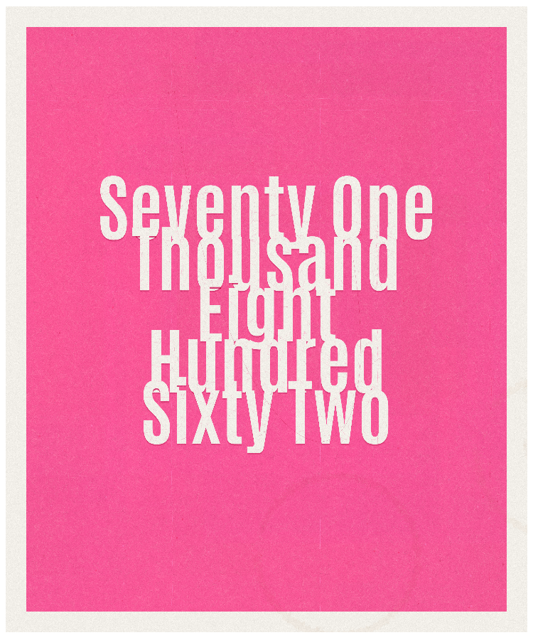 Count #71862