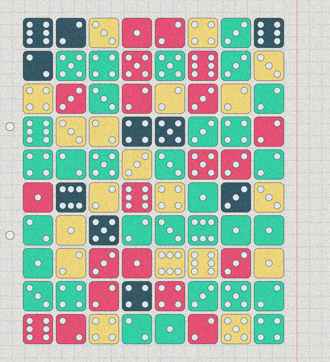 sketchbook page 6: dice roll #5