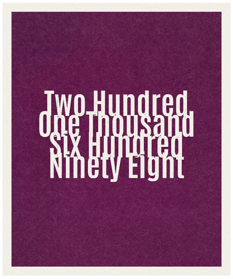 Count #201698