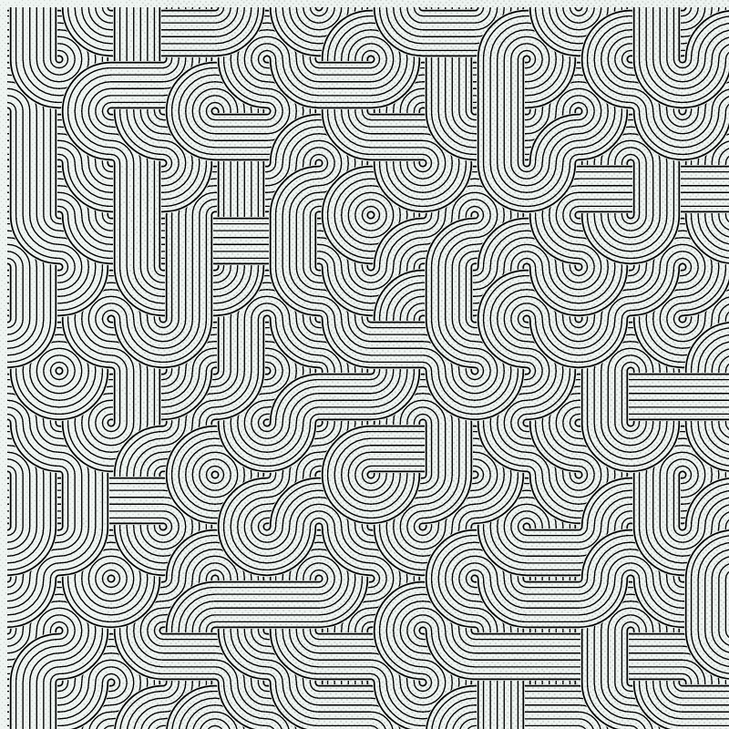 Dirty Interlaced Truchet Tiles