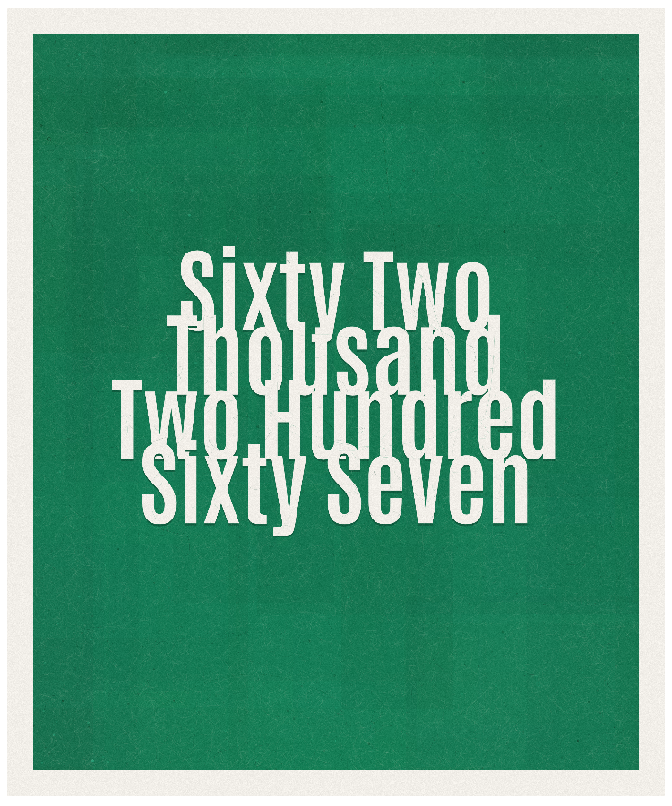 Count #62267