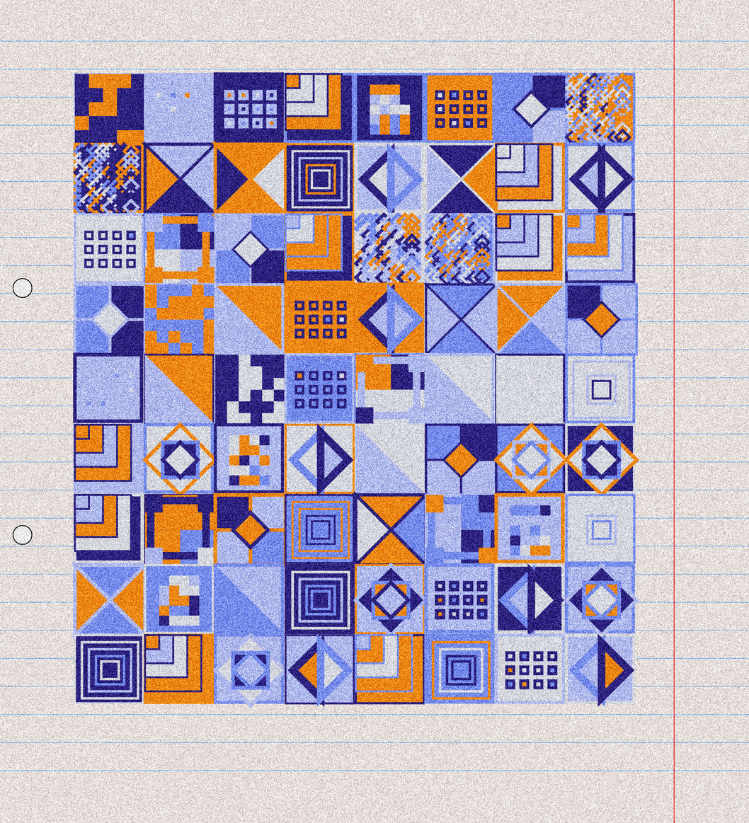 sketchbook page 8: annoying grid #16