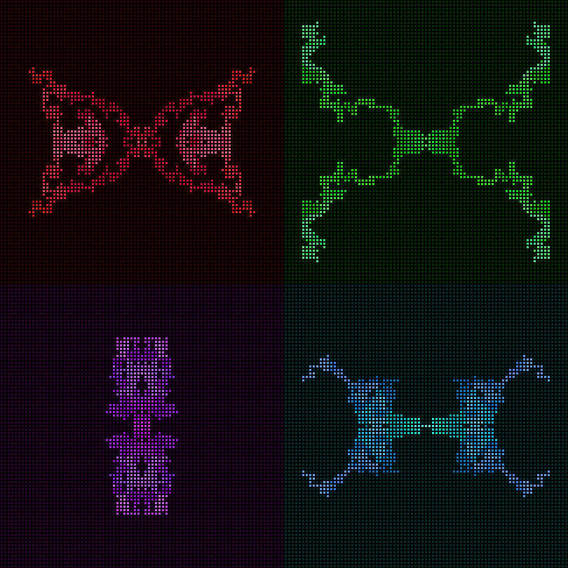 Dither Creatures 2x2 #23