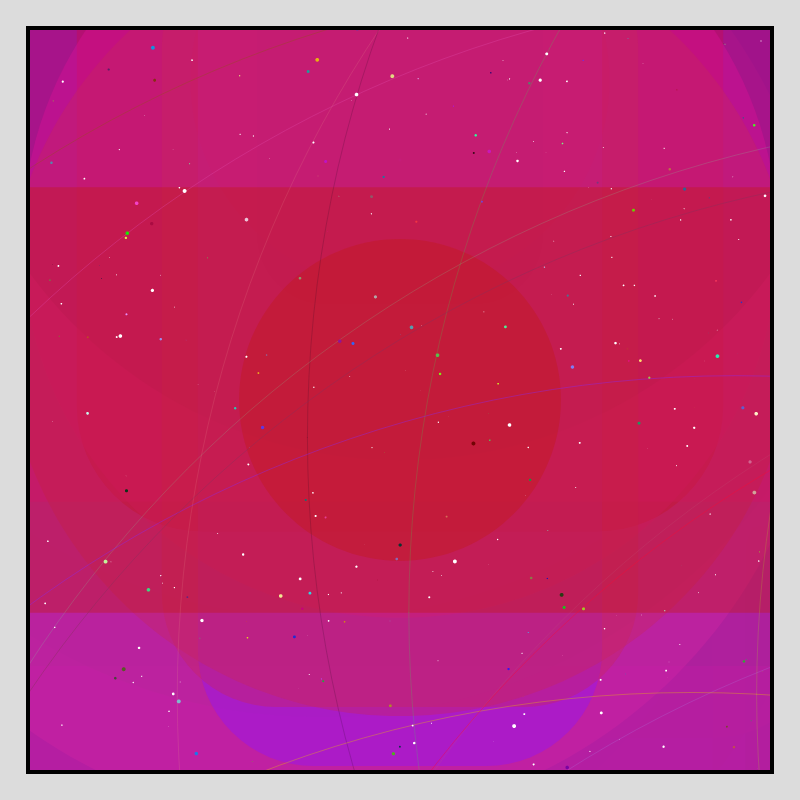 Color Field Starry B #160