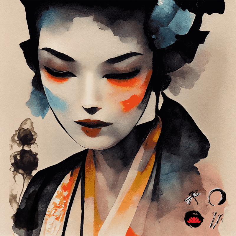 Black Rose and Geisha #2