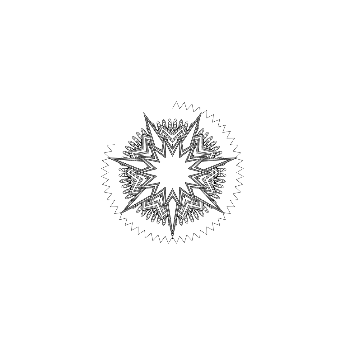 LL21 Mandala #740