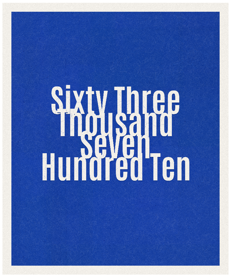 Count #63710