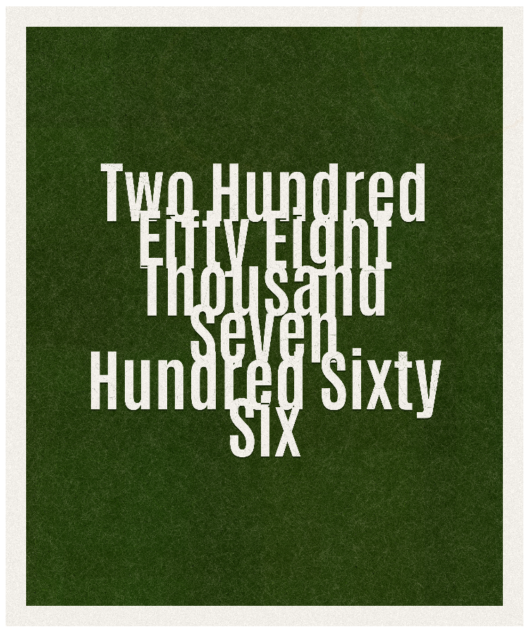 Count #258766