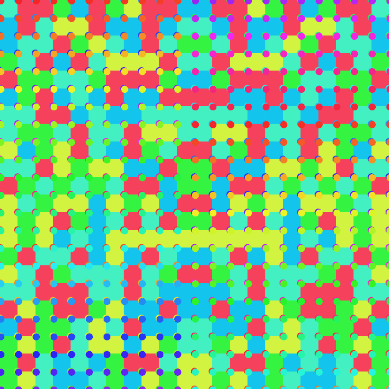 Squares and dots #3