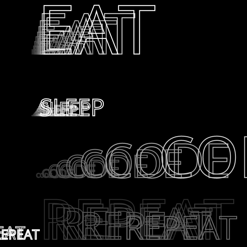 Eat Sleep Code Repeat #35