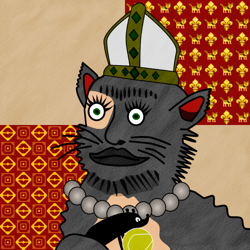 Famous Medieval Cat #55