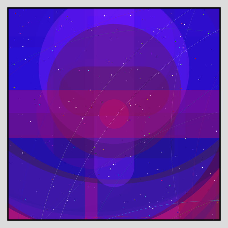 Color Field Starry B #1