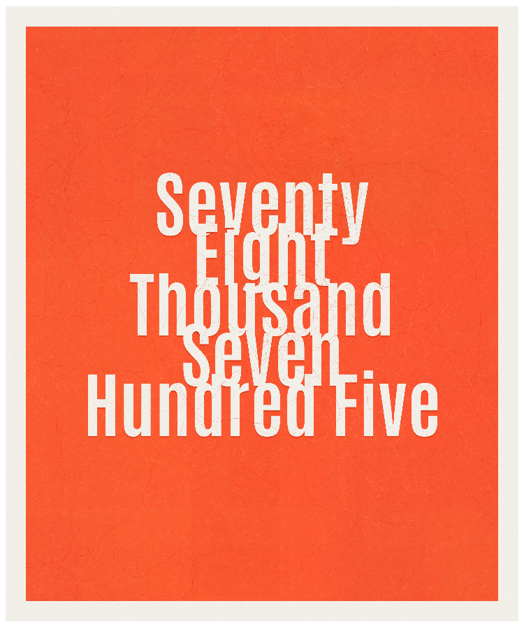 Count #78705