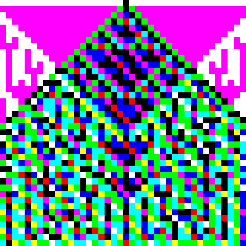 RGB Elementary Cellular Automaton #235