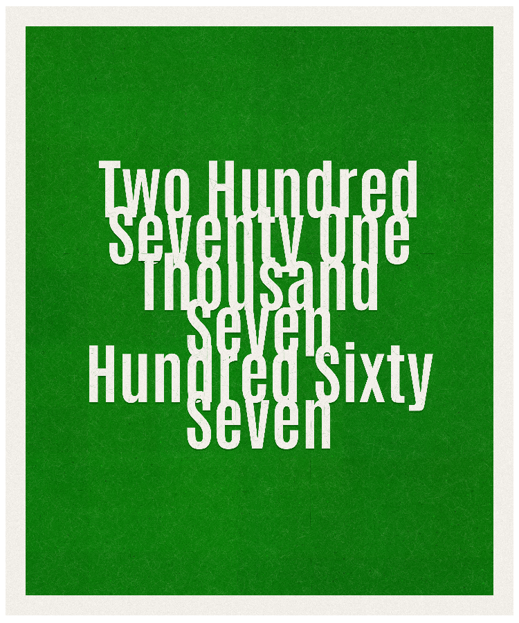 Count #271767