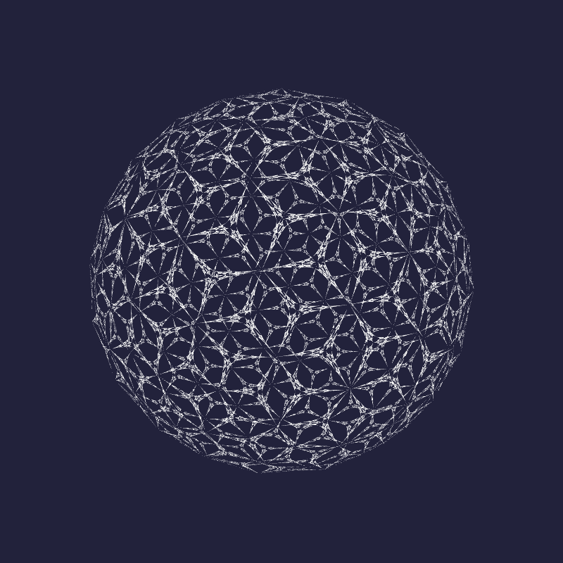 Digital Gothic: Spherical Tessellation #13