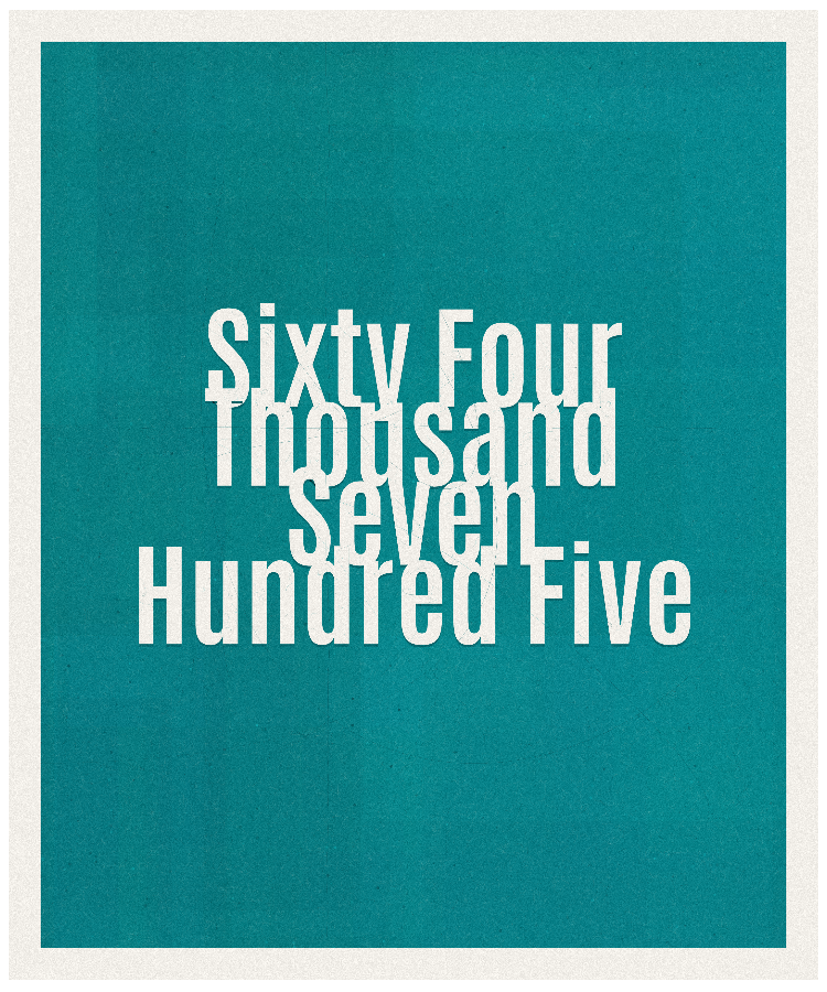Count #64705