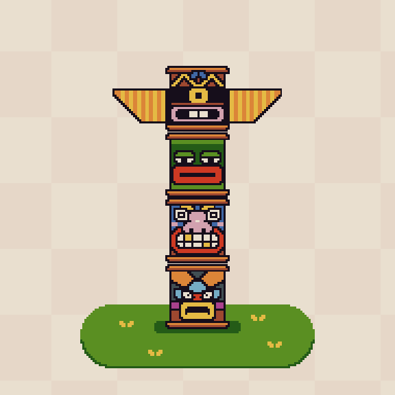 Tiki Totem  #19