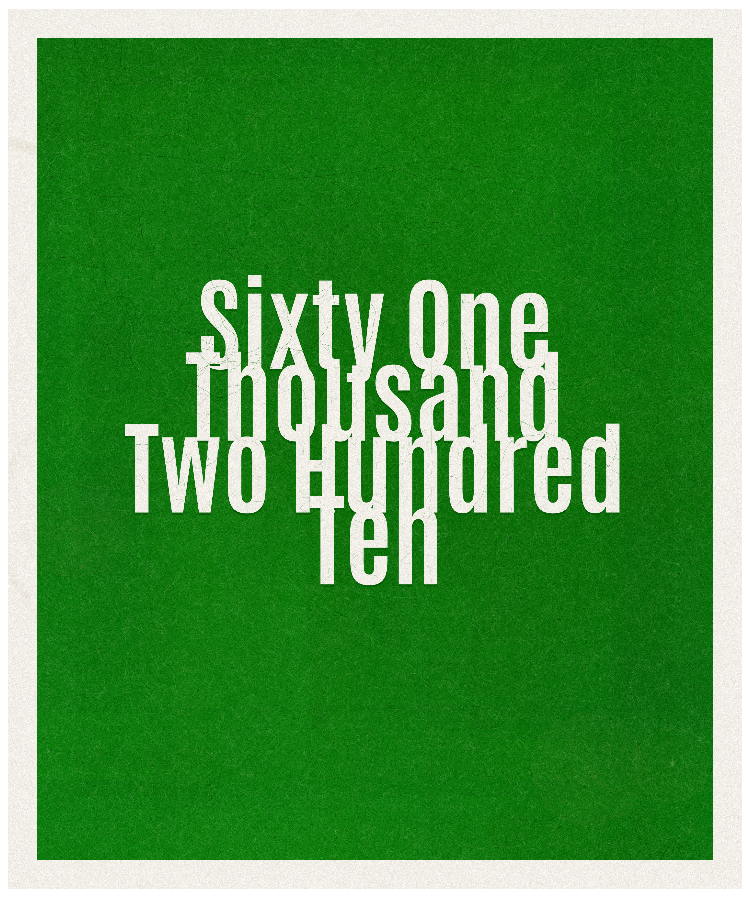 Count #61210