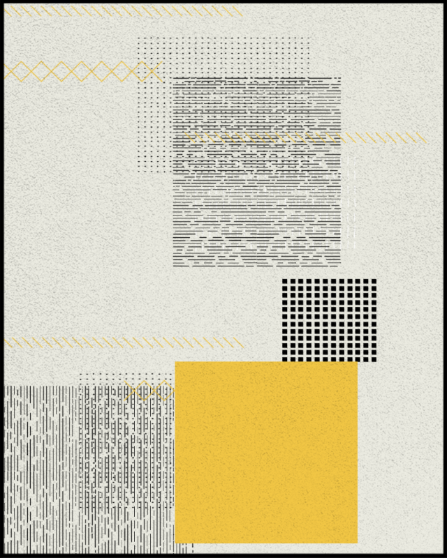 Dance of lines and shapes #16