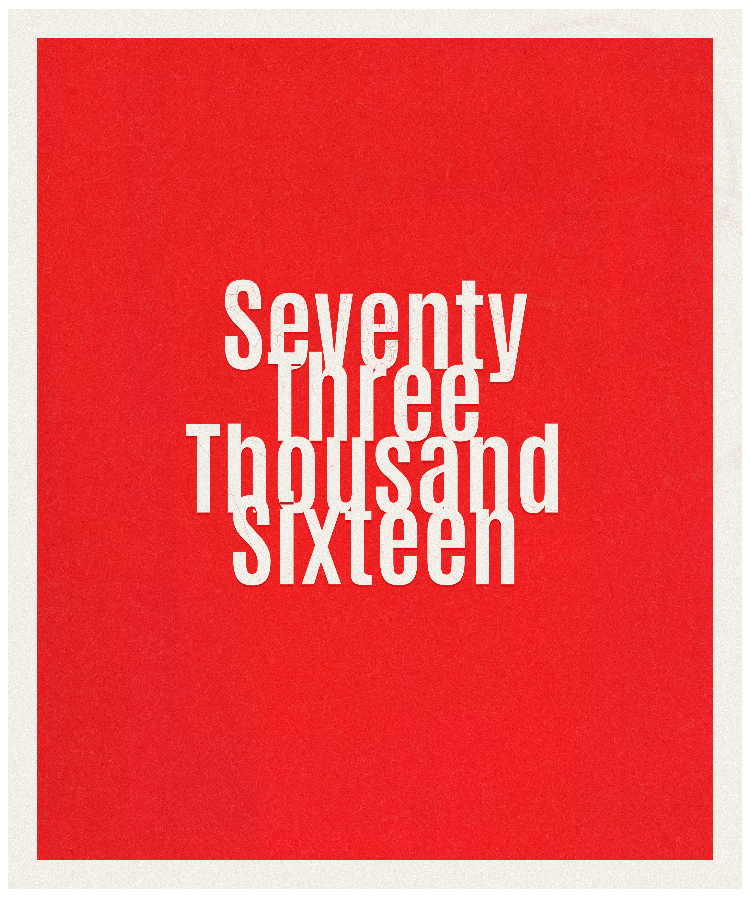 Count #73016