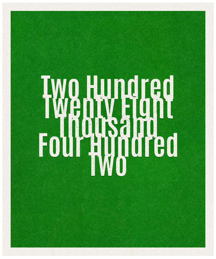 Count #228402