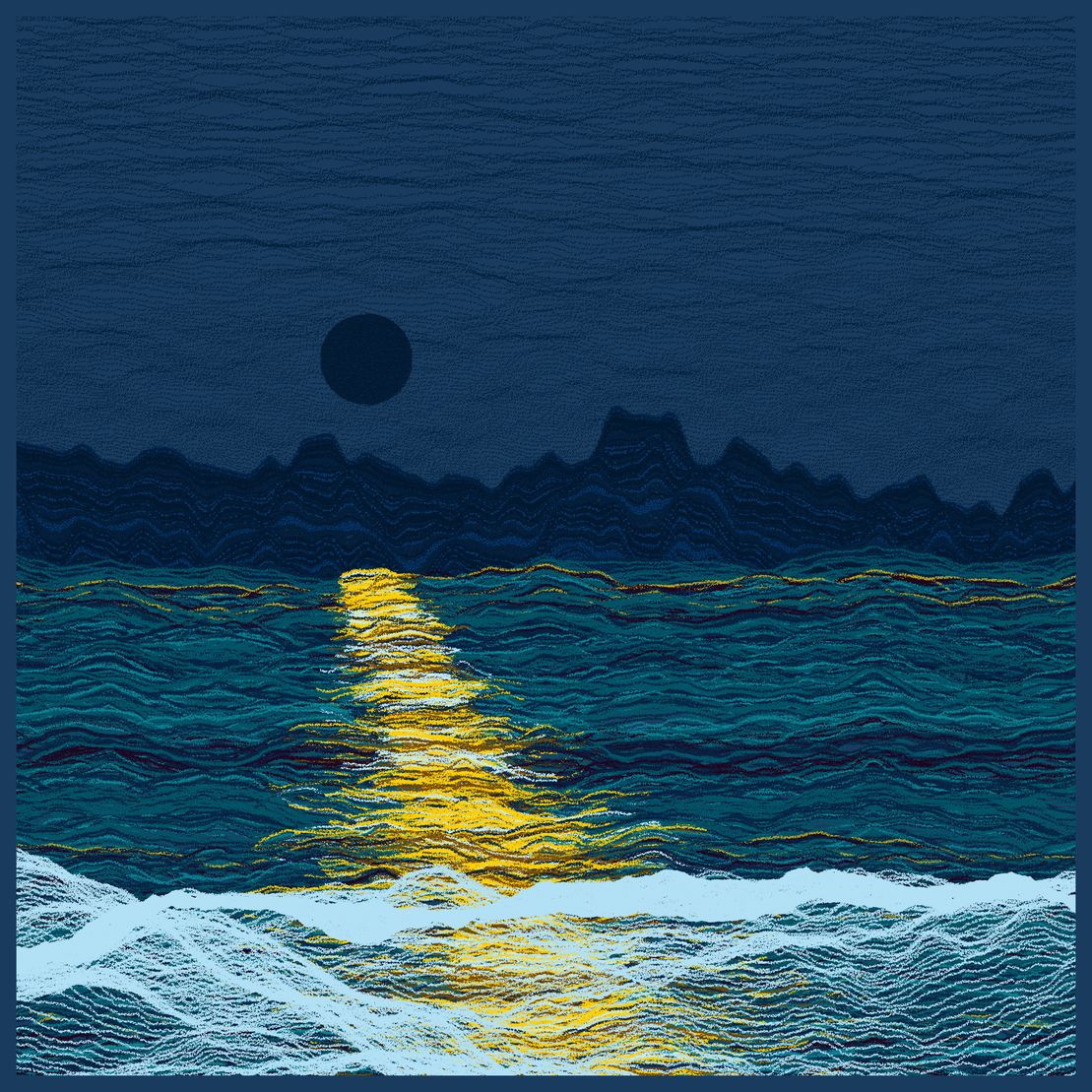 Moonlit Sea #109