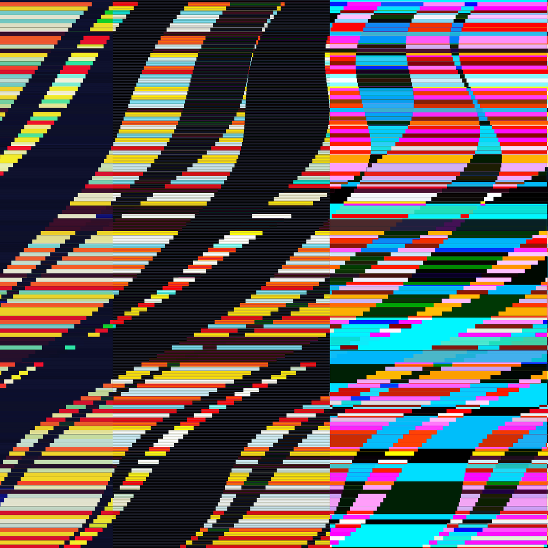 Glitchometry Stripes #58