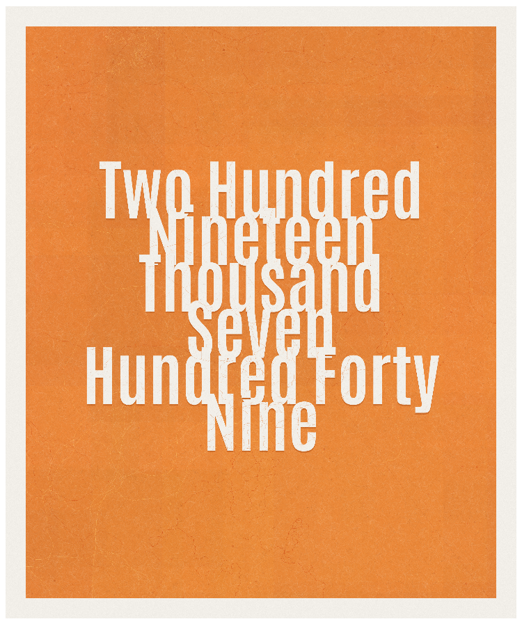 Count #219749