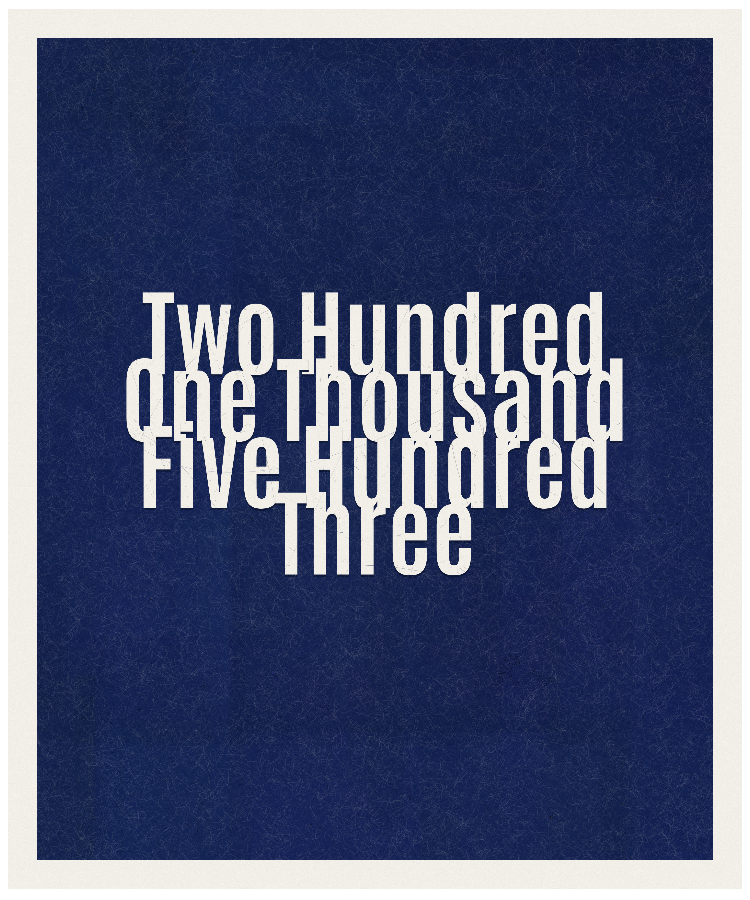 Count #201503