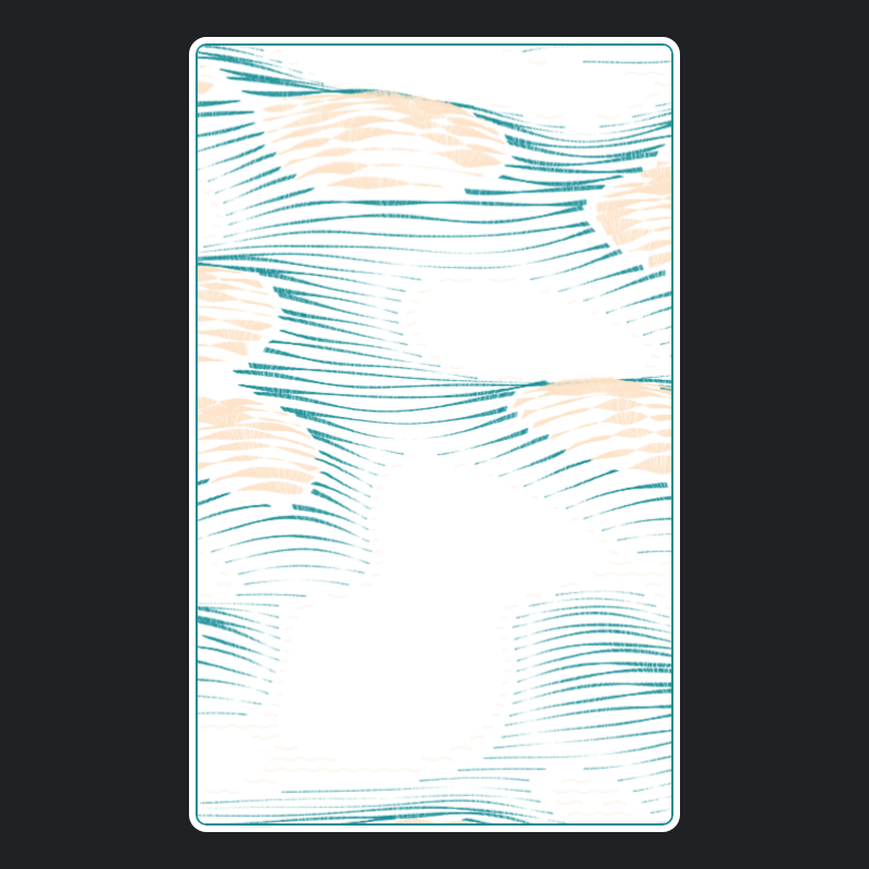 Topographic Playing Card #26