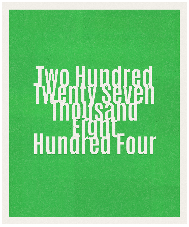 Count #227804