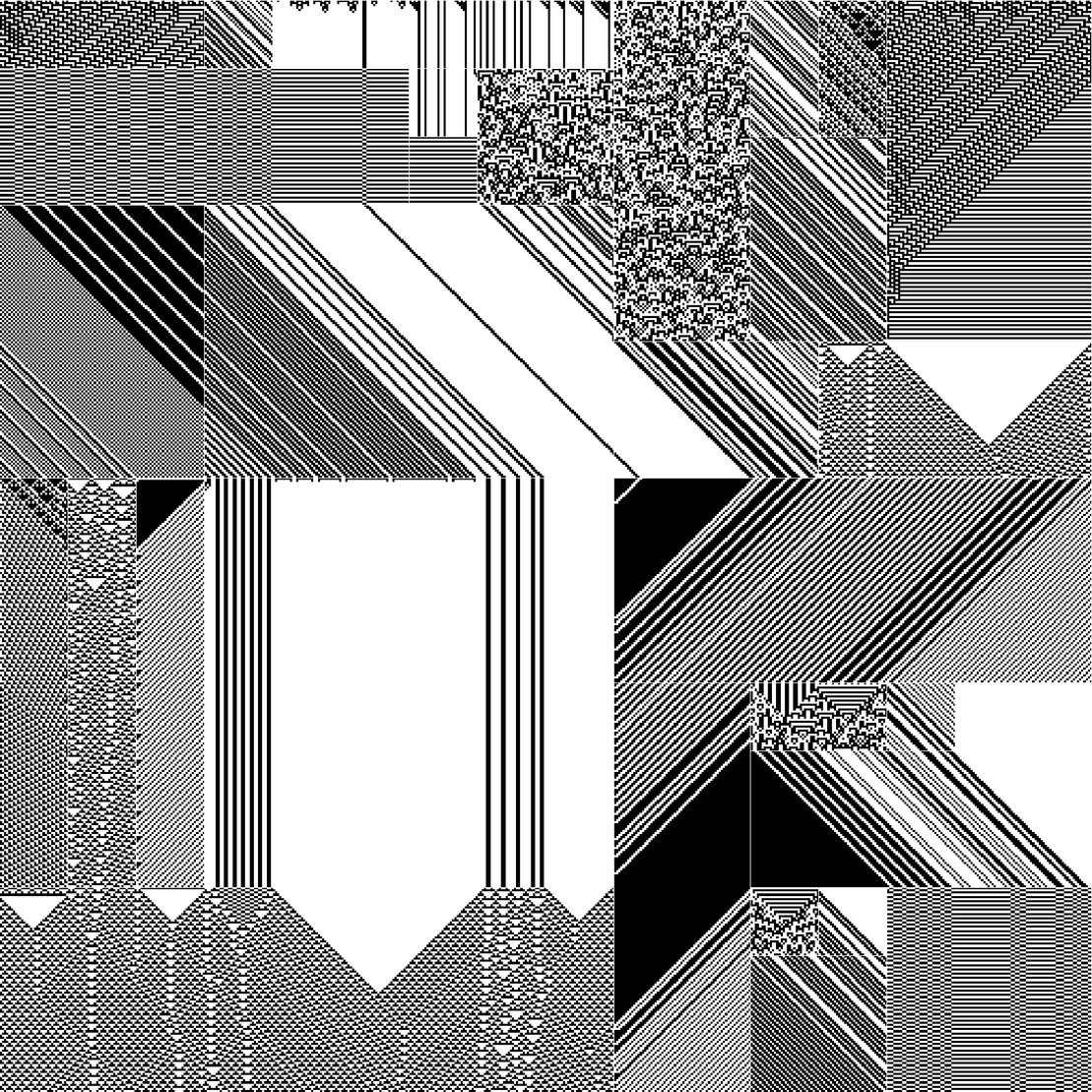 RULES (for Elementary Cellular Automata) #334