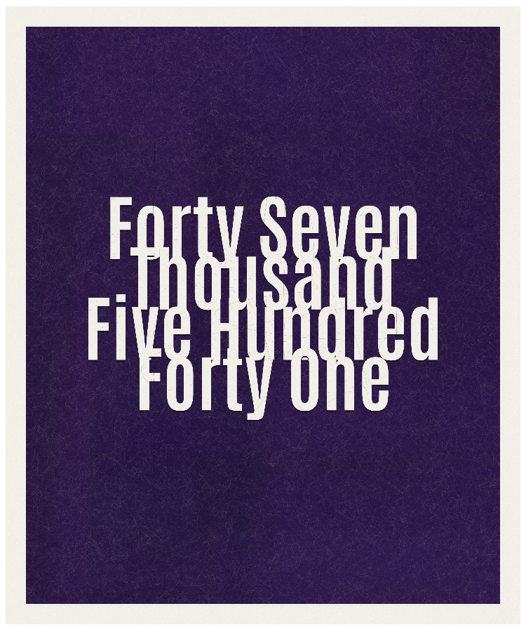 Count #47541