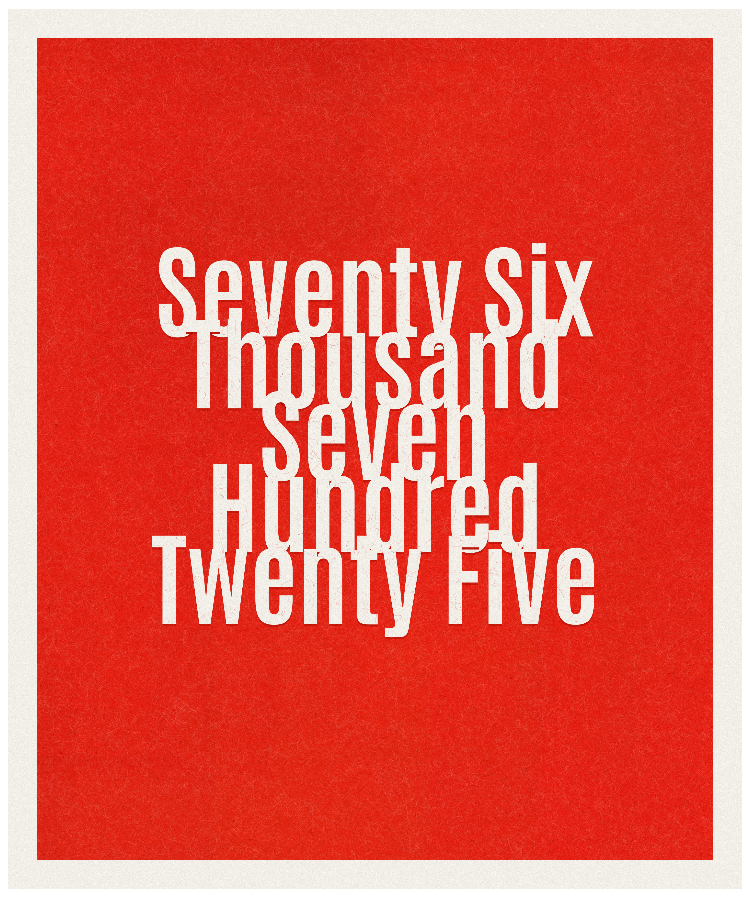 Count #76725