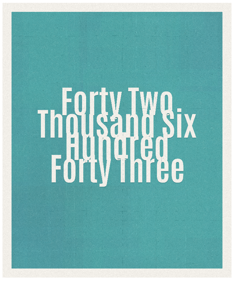 Count #42643