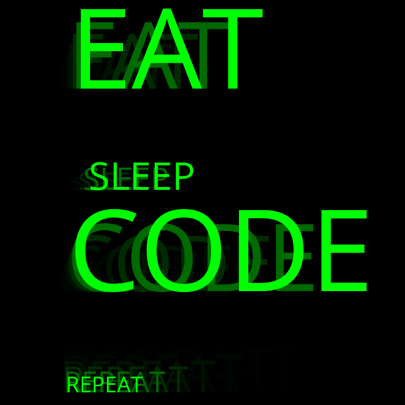 Eat Sleep Code Repeat #12