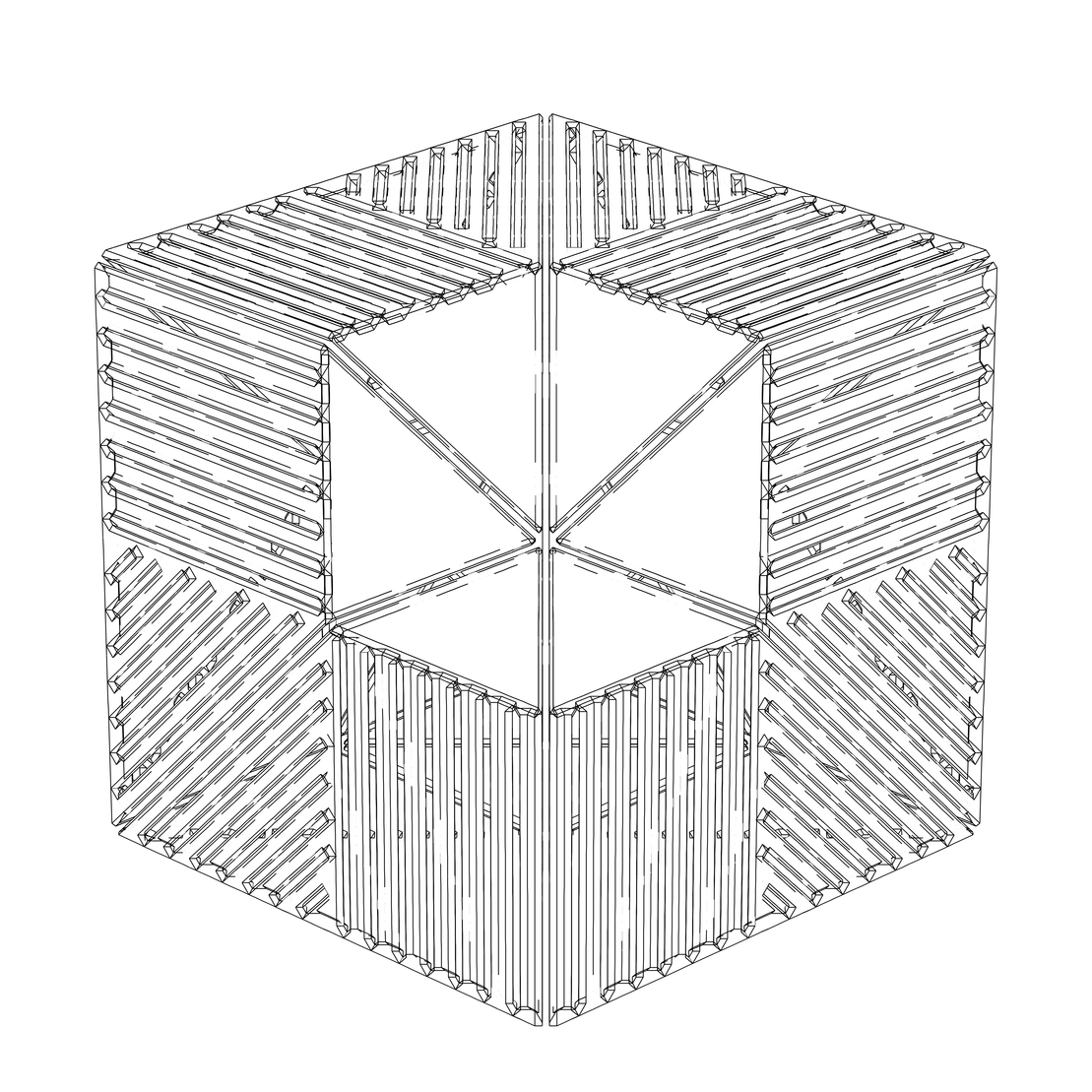 LL21 Alien Art Cube #171
