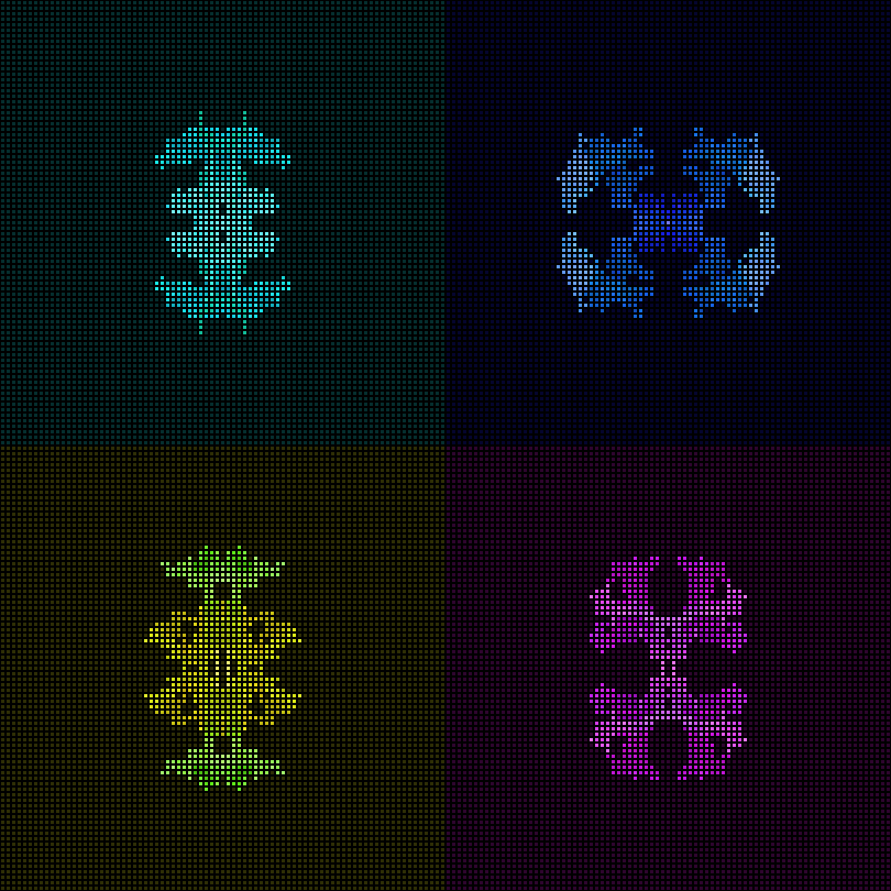 Dither Creatures 2x2 #54