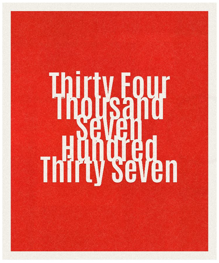 Count #34737