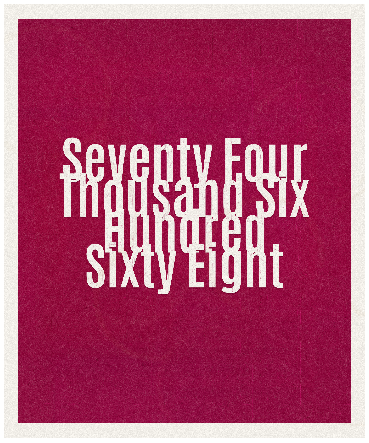 Count #74668