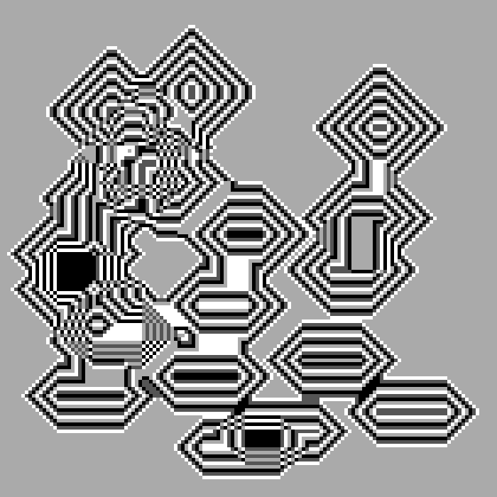 Superimposed Octagonal Pyramids #61