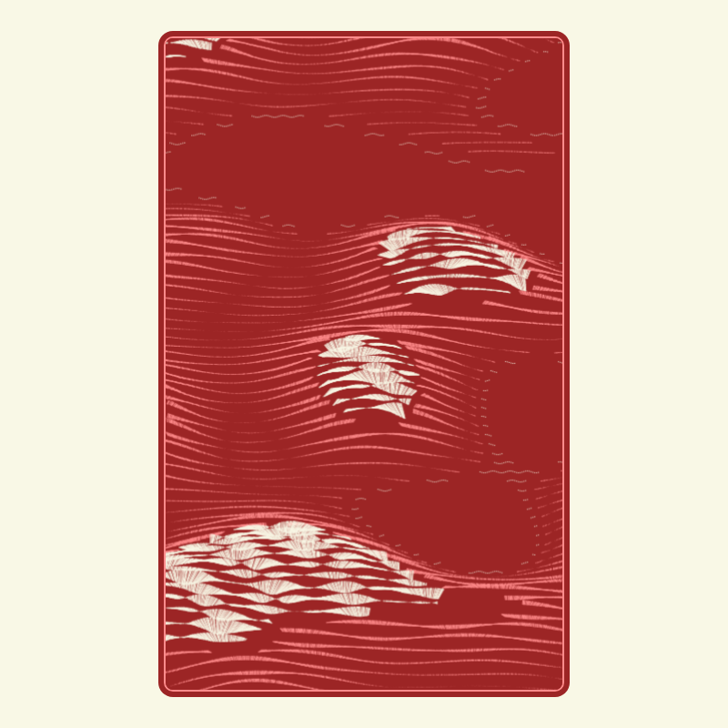 Topographic Playing Card #34