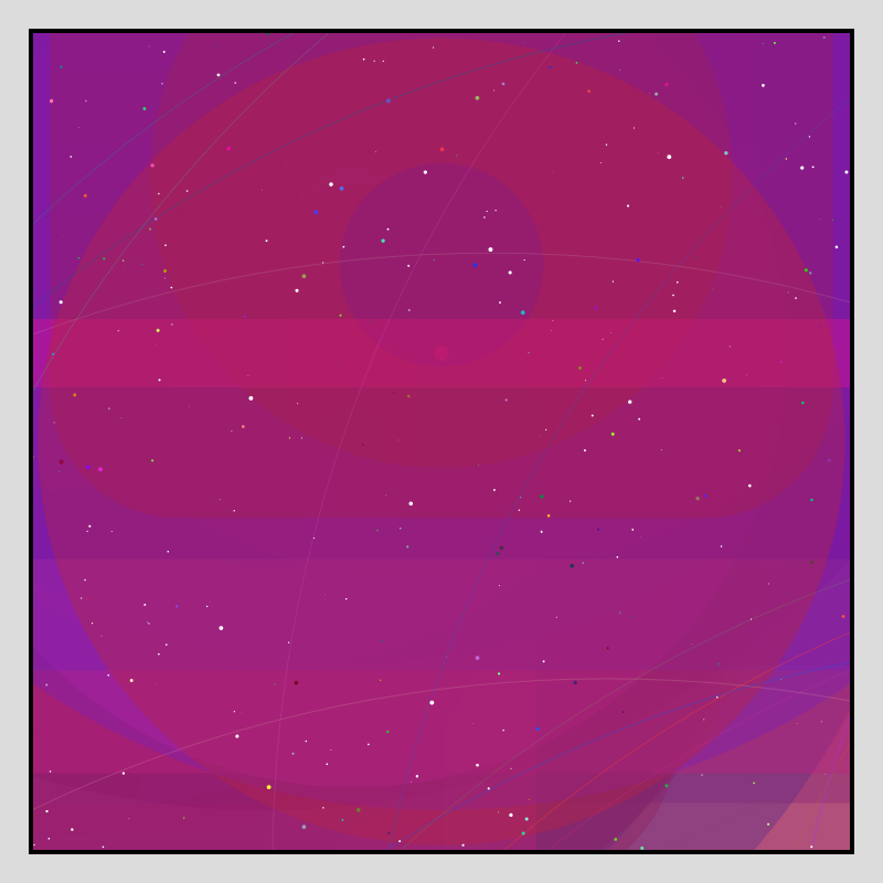 Color Field Starry B #136